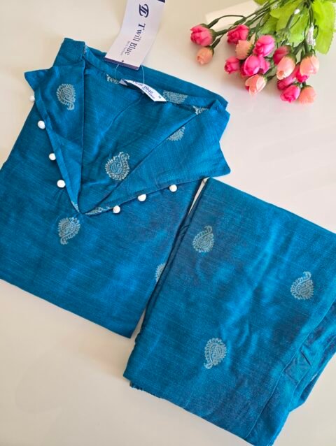 Raw Silk Cord Set 004