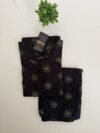 PRINTED RAW SILK CORD SET 002